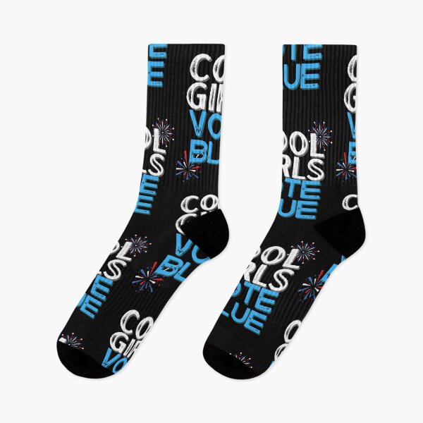 Item preview, Cool Girls Vote Blue Democratic Political Design designed and sold by EarthArtDesigns.