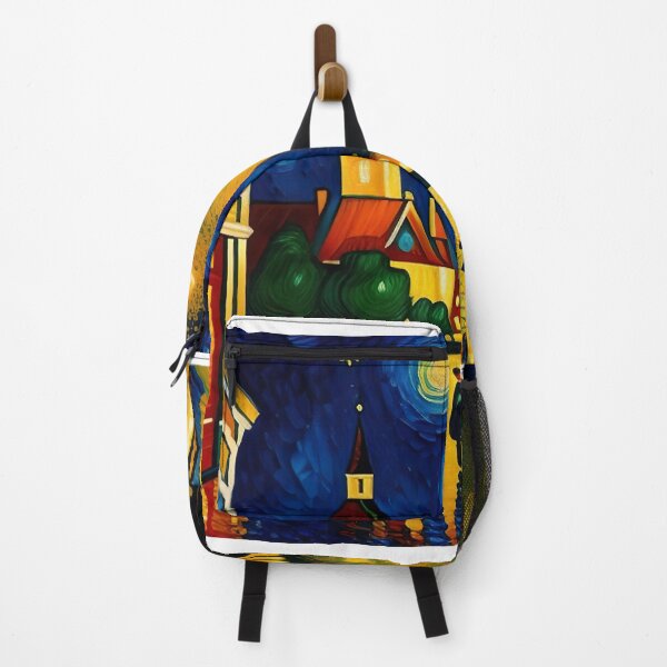 Item preview, "New Year's Eve Impression: Oil Painting, Van Gogh Style Celebration" designed and sold by Huycao211.