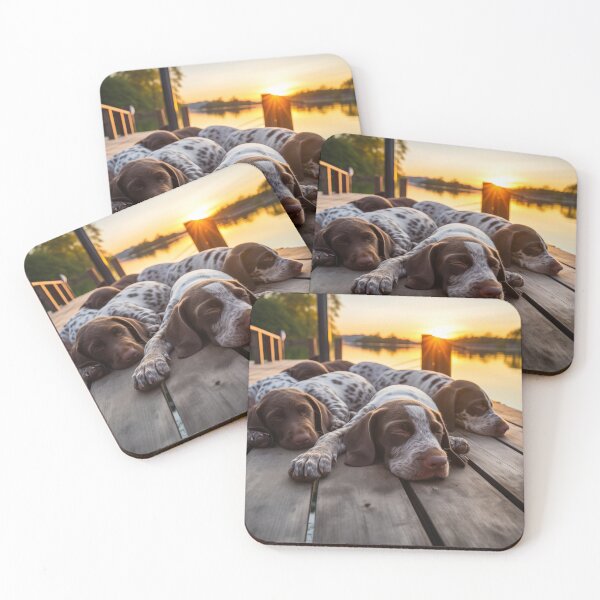 Item preview, German Shorthair Pointer Puppies (Design 2) designed and sold by Samuelsboro.