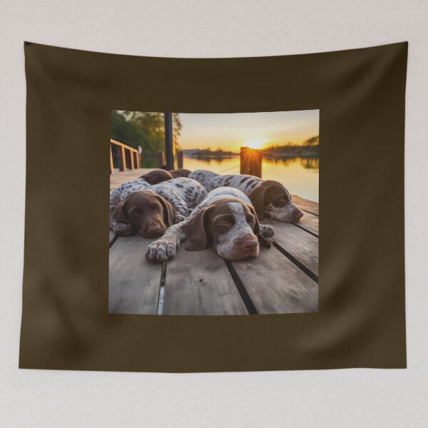 Item preview, German Shorthair Pointer Puppies (Design 2) designed and sold by Samuelsboro.