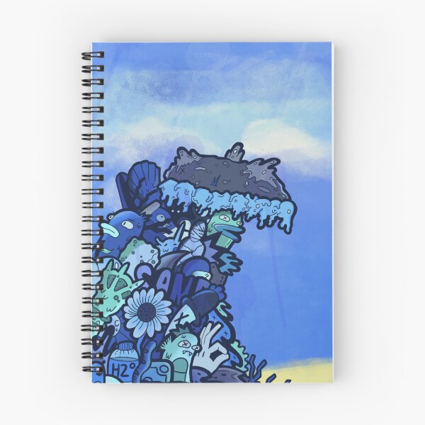 Item preview, Blue Wave Doodle designed and sold by Jr Sand.
