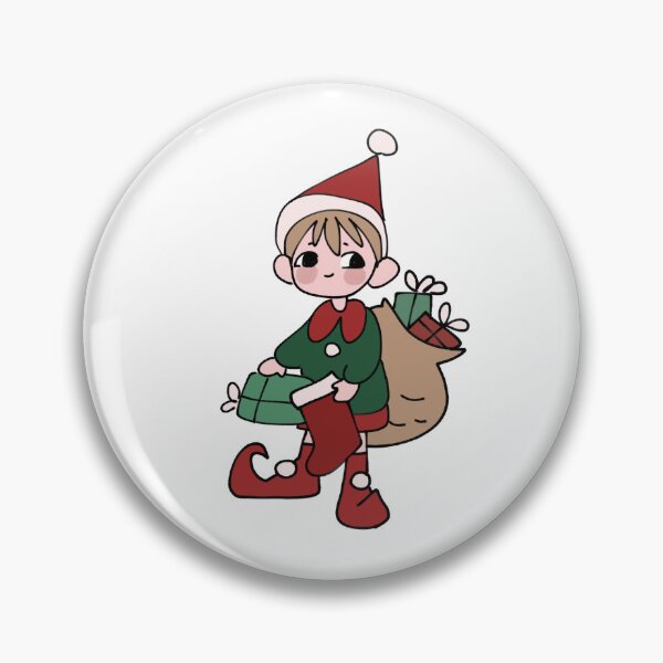 Item preview,  Cute boy and Christmas day designed and sold by jc-handy46.