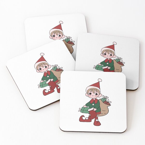 Item preview,  Cute boy and Christmas day designed and sold by jc-handy46.