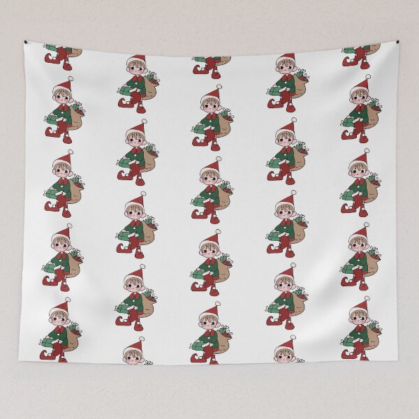 Item preview,  Cute boy and Christmas day designed and sold by jc-handy46.