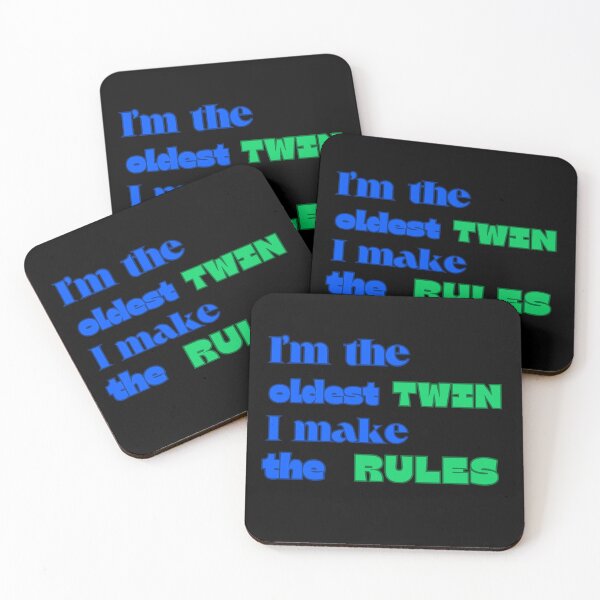 Item preview, Oldest Twin I Make The Rules designed and sold by MtValleyDesign.