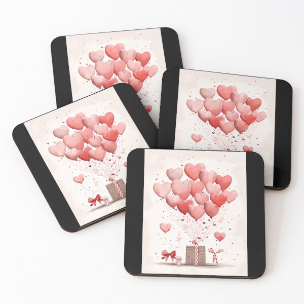 Item preview, Pink Balloons And Love Box designed and sold by GageStore.