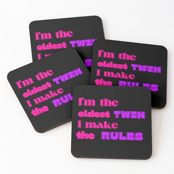 Item preview, Oldest Twin I Make The Rules designed and sold by MtValleyDesign.