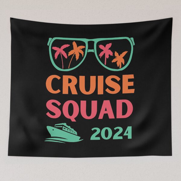Item preview, Cruise Squad 2024 Group Vacation Travel designed and sold by Comfy Creations.