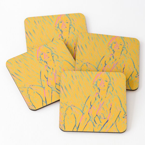 Item preview, Semi-abstract painting of female nude model. designed and sold by pulchritude560.