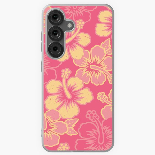Aperçu de l'œuvre Motif de fleurs d'hibiscus rose hawaïen vintage créée et vendue par analogdreamz.