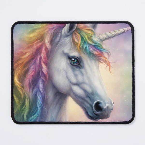 Item preview, Cute Unicorn Head, Rainbow Unicorn Art For Unicorn Fans designed and sold by haRexia.