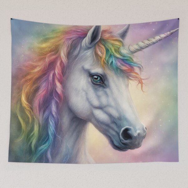 Item preview,  Cute Unicorn Head, Rainbow Unicorn Art For Unicorn Fans designed and sold by haRexia.