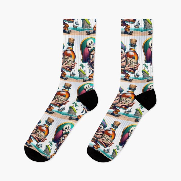 Item preview, Jolly Pirate Rum Adventure" designed and sold by inkArtistryfine.