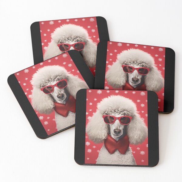Item preview, Poodle With Red Glasses designed and sold by CamilleNorris.