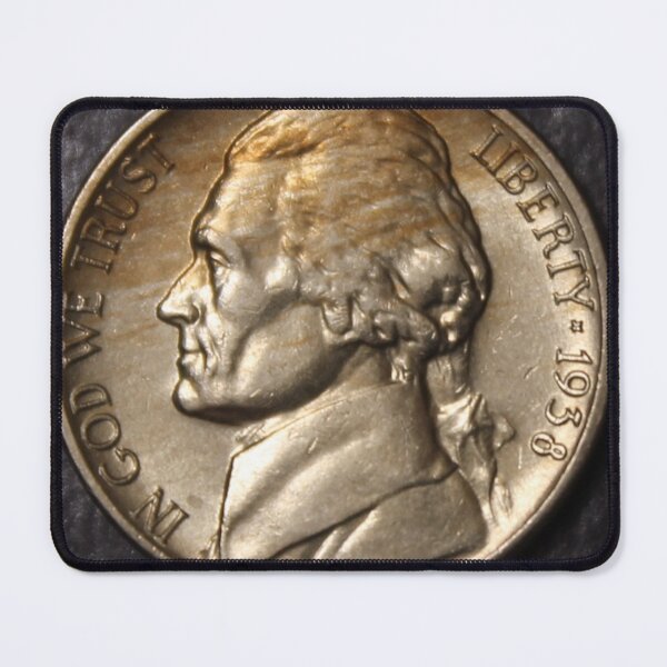 Item preview, 1938 S Jefferson Nickel Choice AU designed and sold by coinsxcrochet.