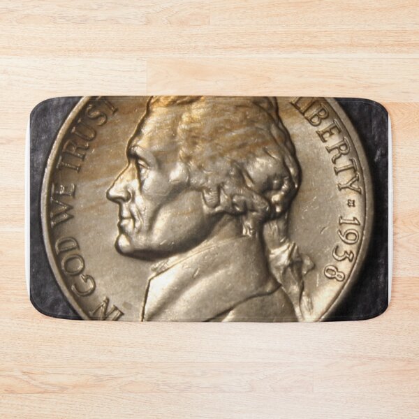 Item preview, 1938 S Jefferson Nickel Choice AU designed and sold by coinsxcrochet.