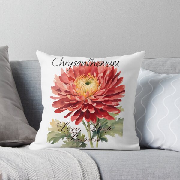 Item preview, Language of flowers, Chrysanthemum designed and sold by DesignsbyVelvet.