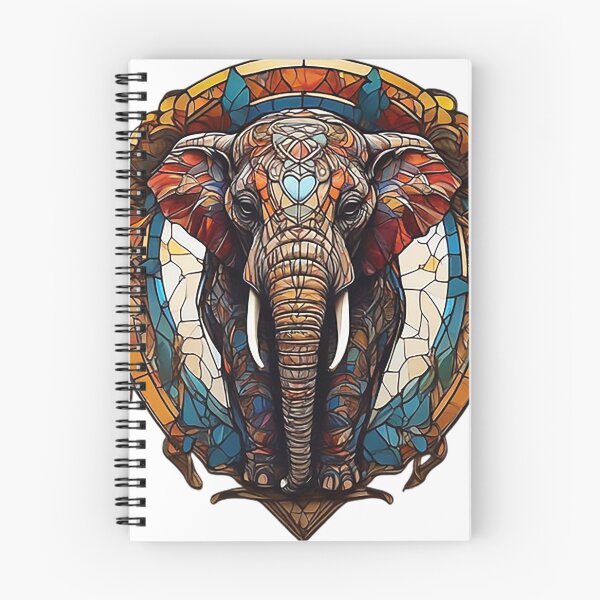 Item preview, Stained Glass Elephant designed and sold by likbatonboot.