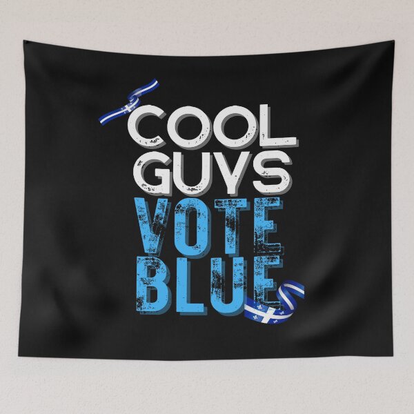 Item preview, Cool Guys Vote Blue Democratic Political Design designed and sold by EarthArtDesigns.