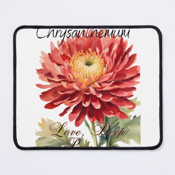 Item preview, Language of flowers, Chrysanthemum designed and sold by DesignsbyVelvet.