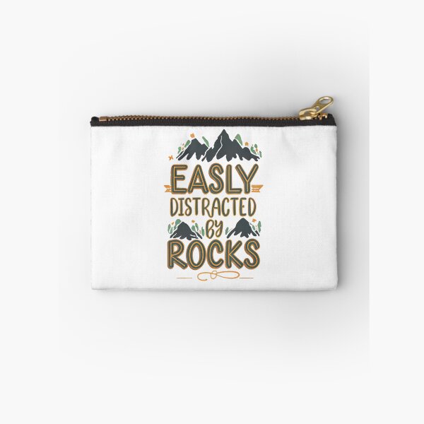 Item preview, Easily Distracted By Rocks perfect design for a mountain climber designed and sold by FashionFlock.