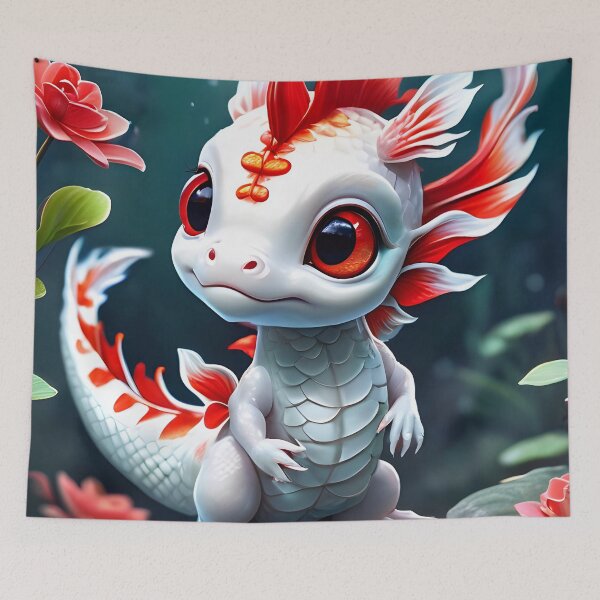 Item preview, Cute Fantasy Koi Dragon designed and sold by TheArtOfPat.