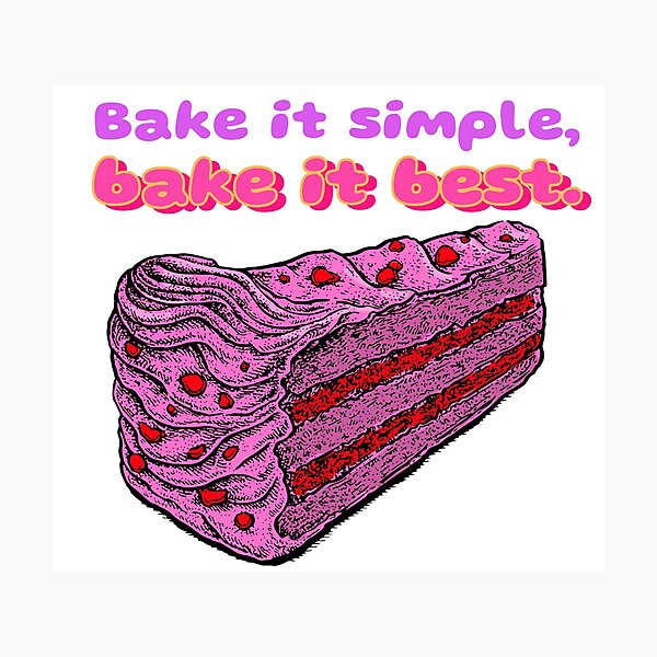 Item preview, Bake It Simple, Bake It Best. Minimalist Baking. designed and sold by UniversalMerch.