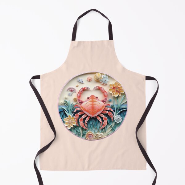 Item preview, Cancer Crab - Pastel Colors - Quilled Paper Artwork designed and sold by Food Lover Art.