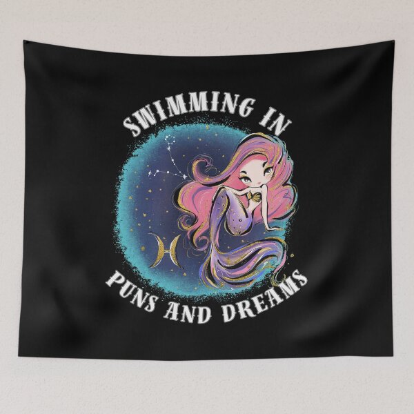 Artikelvorschau, Schwimmen in Wortspielen und Träumen entworfen und verkauft von ZodiacWonders.