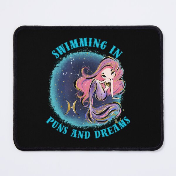 Item preview, Swimming In Puns And Dreams. pisces sign designed and sold by ZodiacWonders.
