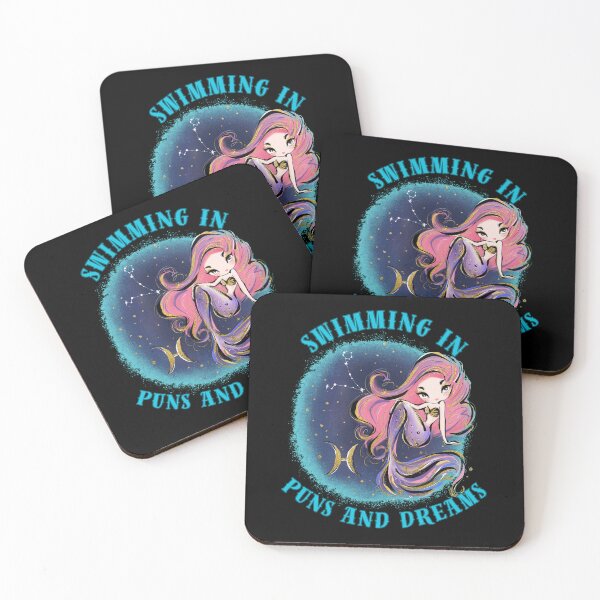 Item preview, Swimming In Puns And Dreams. pisces sign designed and sold by ZodiacWonders.