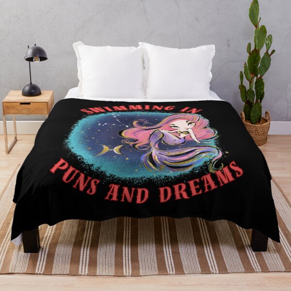 Item preview, Swimming In Puns And Dreams. pisces astrology designed and sold by ZodiacWonders.