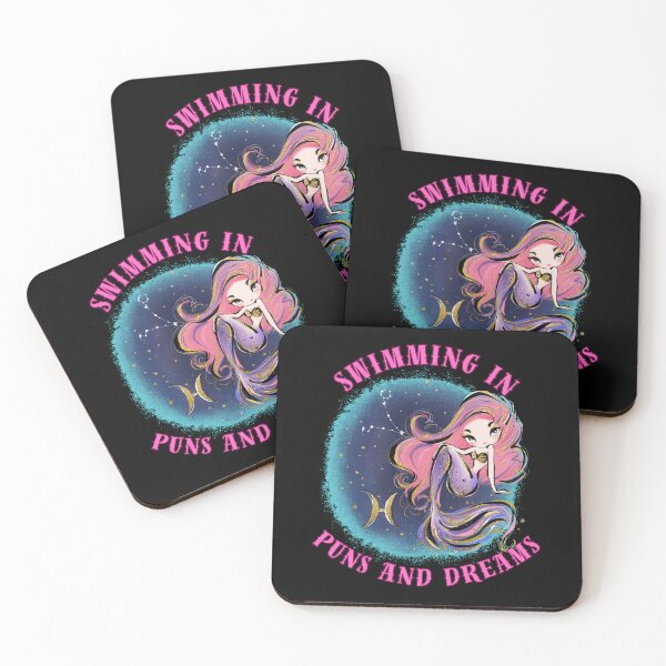 Item preview, Swimming In Puns And Dreams. pisces birthday designed and sold by ZodiacWonders.