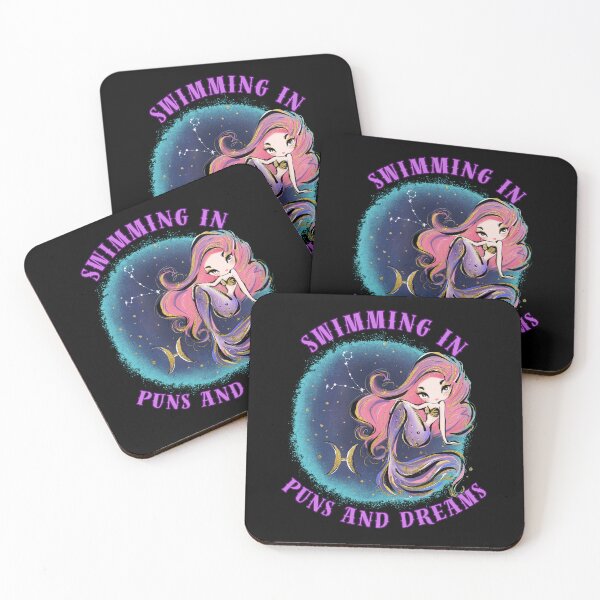 Item preview, Swimming In Puns And Dreams. pisces horoscope designed and sold by ZodiacWonders.