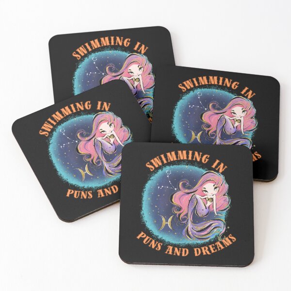 Item preview, Swimming In Puns And Dreams. pisces season designed and sold by ZodiacWonders.