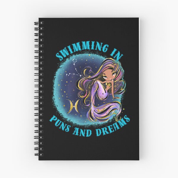 Item preview, Swimming In Puns And Dreams. pisces quote designed and sold by ZodiacWonders.