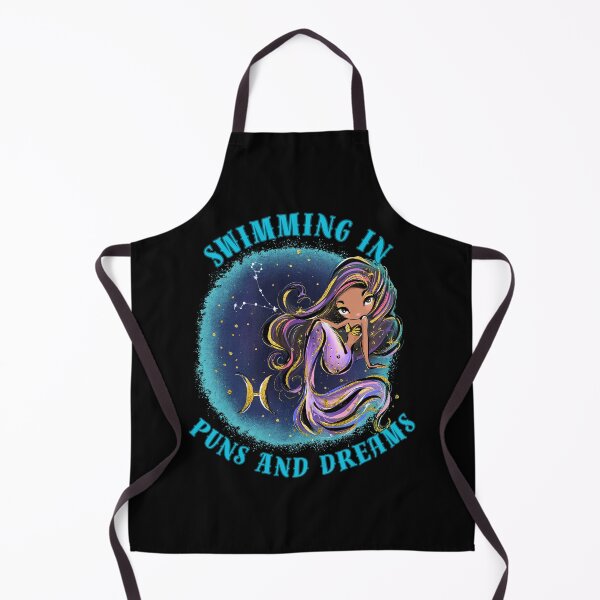 Item preview, Swimming In Puns And Dreams. pisces quote designed and sold by ZodiacWonders.