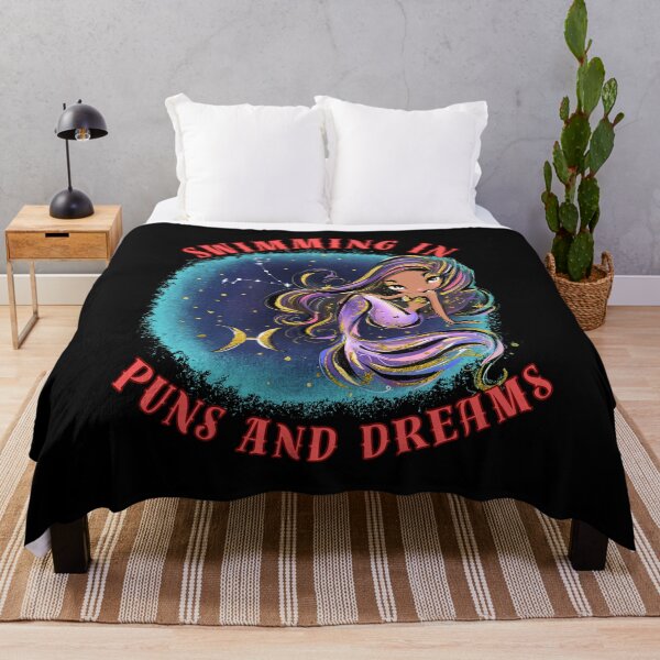 Item preview, Swimming In Puns And Dreams. pisces funny designed and sold by ZodiacWonders.