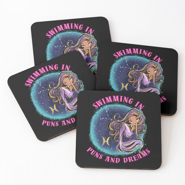 Item preview, Swimming In Puns And Dreams. pisces lovers designed and sold by ZodiacWonders.