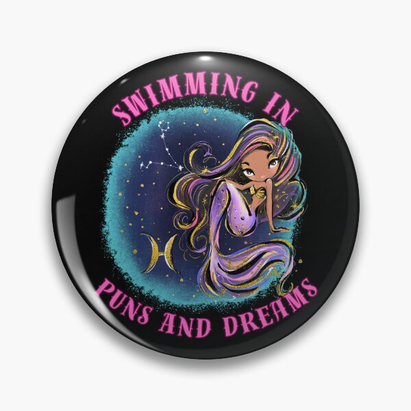 Item preview, Swimming In Puns And Dreams. pisces lovers designed and sold by ZodiacWonders.