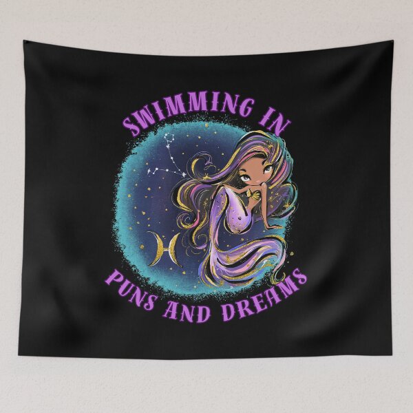 Artikelvorschau, Schwimmen in Wortspielen und Träumen. Fische-Persönlichkeit entworfen und verkauft von ZodiacWonders.