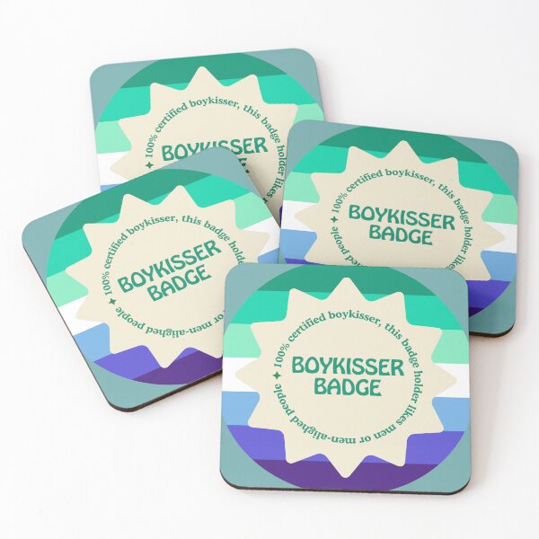 Item preview, boykisser badge designed and sold by careofjacks.