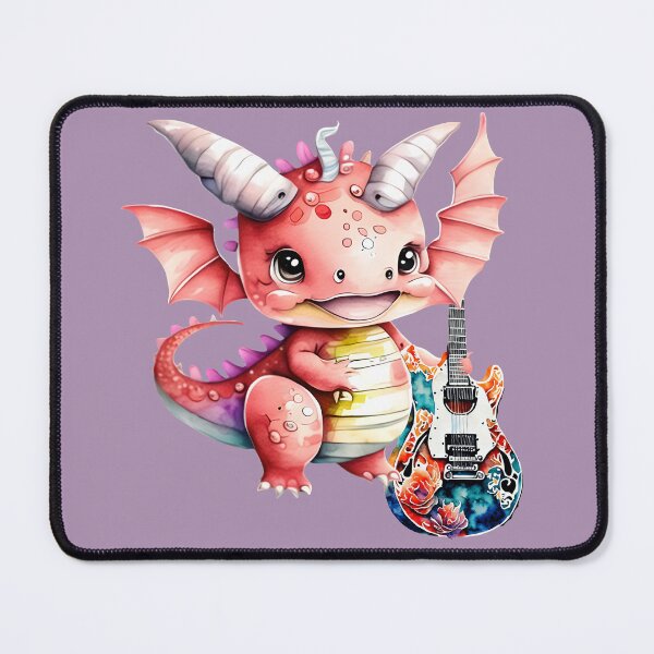 Item preview, Baby dragon with guitar designed and sold by Artbellachi.