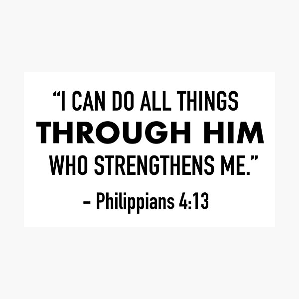 Item preview, Philippians 4:13 designed and sold by freewave8.