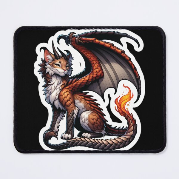 Item preview, Fiery Winged Feline designed and sold by Best-Kept.