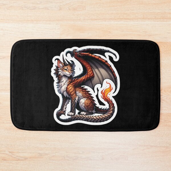 Item preview, Fiery Winged Feline designed and sold by Best-Kept.