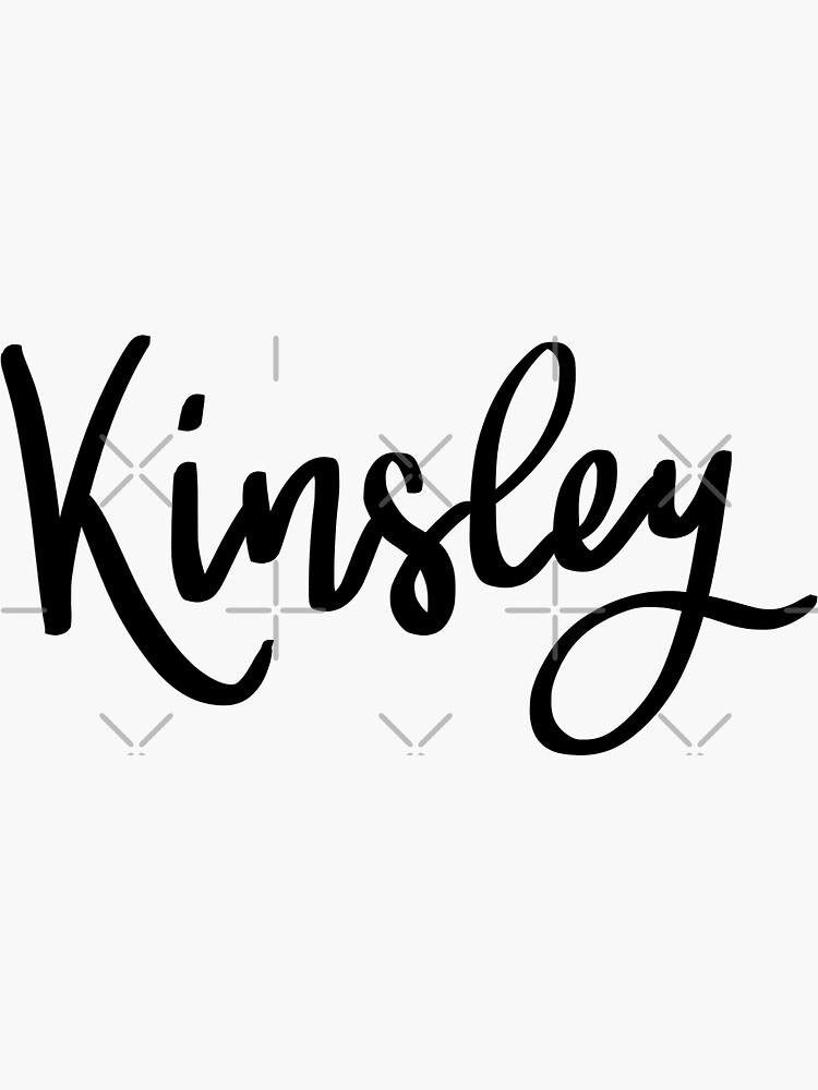 "Kinsley" Sticker for Sale by ellietography Redbubble