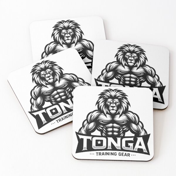 Item preview, Tonga Muscular Lion Logo designed and sold by Doug Healey .