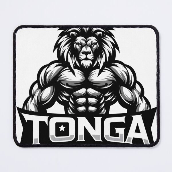 Item preview, Tonga Muscular Lion Logo designed and sold by Doug Healey .