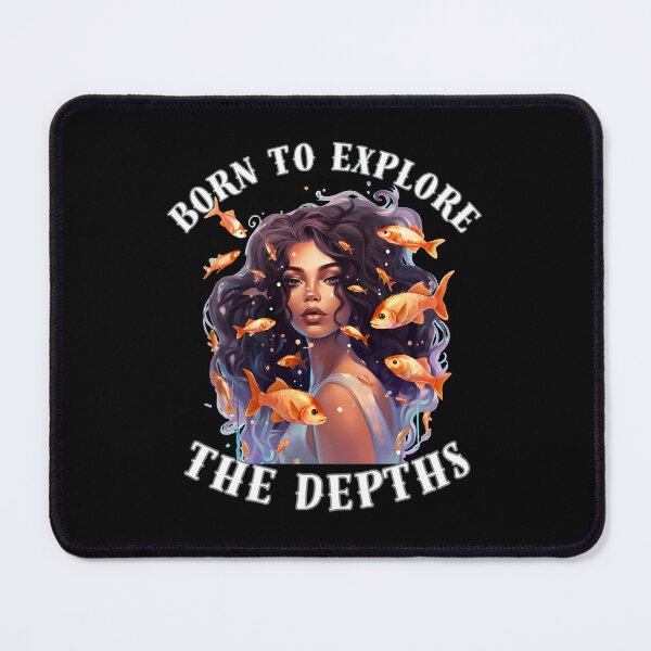 Item preview, Born To Explore The Depths designed and sold by ZodiacWonders.